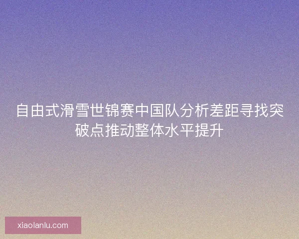 自由式滑雪世锦赛中国队分析差距寻找突破点推动整体水平提升 自由式滑雪世锦赛中国队分析差距寻找突破点推动整体水平提升